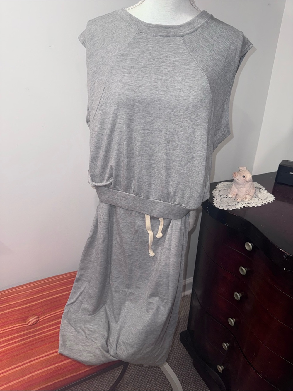 Zenana
Light Gray Cap-Sleeve Pullover Tank Top with skirt - Picture 1 of 11